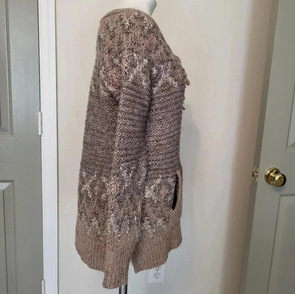 Free People Fair Isle Nordic Love Bug Tunic Sweater(M) - Picture 4 of 10